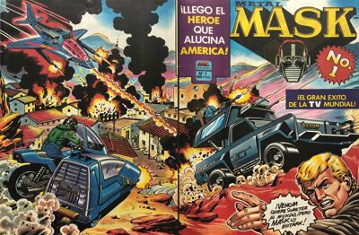 M.A.S.K. M.A.S.K. Spanisch MC Ediciones comic 1987 no. 1 M.A.S.K. M.A.S.K. Spanisch MC Ediciones comic 1987 no. 1